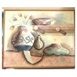 Textured Oil on Canvas - southwestern theme