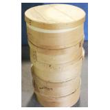 Lot of 5 Wood Cheese Boxes