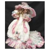 Porcelain Doll on Stand