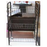Black rolling rack