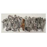 Group lot of stainless steel silverware
