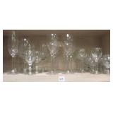 Shelf Lot of Bar Glasses