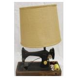 Vintage Sewing Machine Converted to Table Lamp