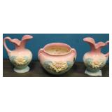 3 Pc Hull pottery (2 ewers & bowl)