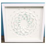 White cricut frame
