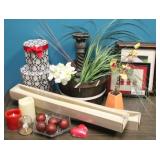 Group candles & decorative accessories