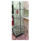 Metal folding Corner shelf- AS IS