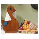 Paper towel Holder & kitchen décor