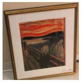 The Scream by Edgar Allen Poe print