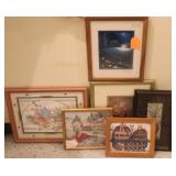 Group Lot of Framed Art (6pcs)