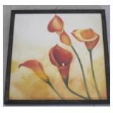 Framed Floral Print