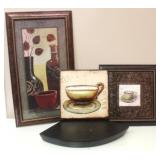 "Coffee" Items to include Floating Corner Shelf