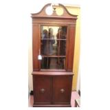 Mahogany Broken Arch Corner Cupboard