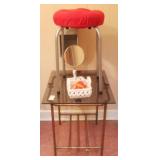 Group Lot of Items, stool height 19"