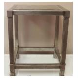 Glass & Metal Table