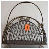 Iron magazine rack