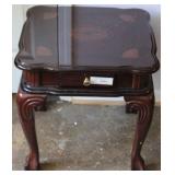 Inlaid side table