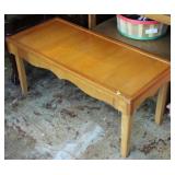 Wooden coffee table