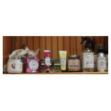 Group of toiletry items