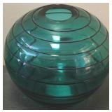 Chelsea House green glass vase