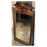 Eagle adorned mirror