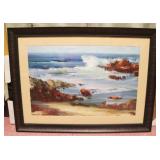 Framed Ocean Scene