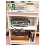 Cart  w/ lot of assorted dishes & more