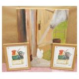 Lot of 3 Chicken Pictures