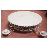 Cake Stand w/ candle holders