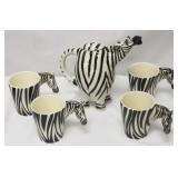Zebra Tea Set (5pcs)