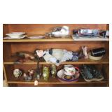 Lot of Assorted Items-3 Shelves