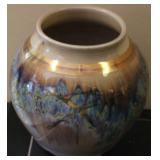 Vase with overlay