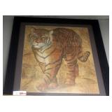 Framed Tiger Print