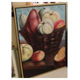 Large wall canvas of fruit