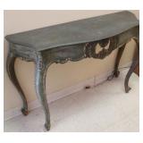 Carved wall table