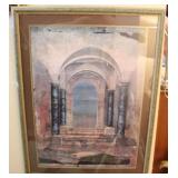 Framed print of entryway