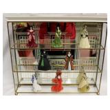 Franklin Mint Small Figurines w/ display case