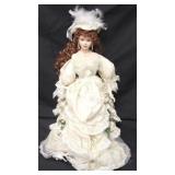 Porcelain Doll on Stand