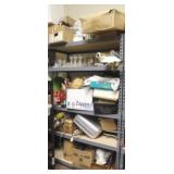 Contents of 5 Shelves on Left-SHELF NOT INCLUDED