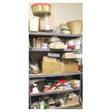 Contents of 5 Shelves on Right-SHELF NOT INCLUDED