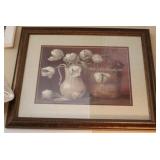 White tulip frame