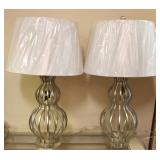 Pair of Metal BMC Lamps