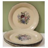 Set of 3 Home & Garden Party LTD plates