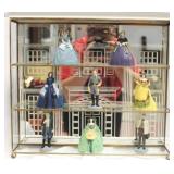 Franklin Mint Small Figurines w/ display case