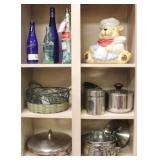 6 cubbies of misc items