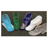 5 Small glass shoes