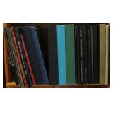 Cubby shelf of records