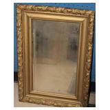 Vintage gold painted mirror