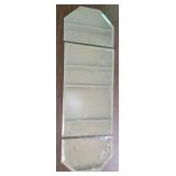 3 Pc beveled mirror centerpiece liner