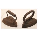 Pair early flat irons